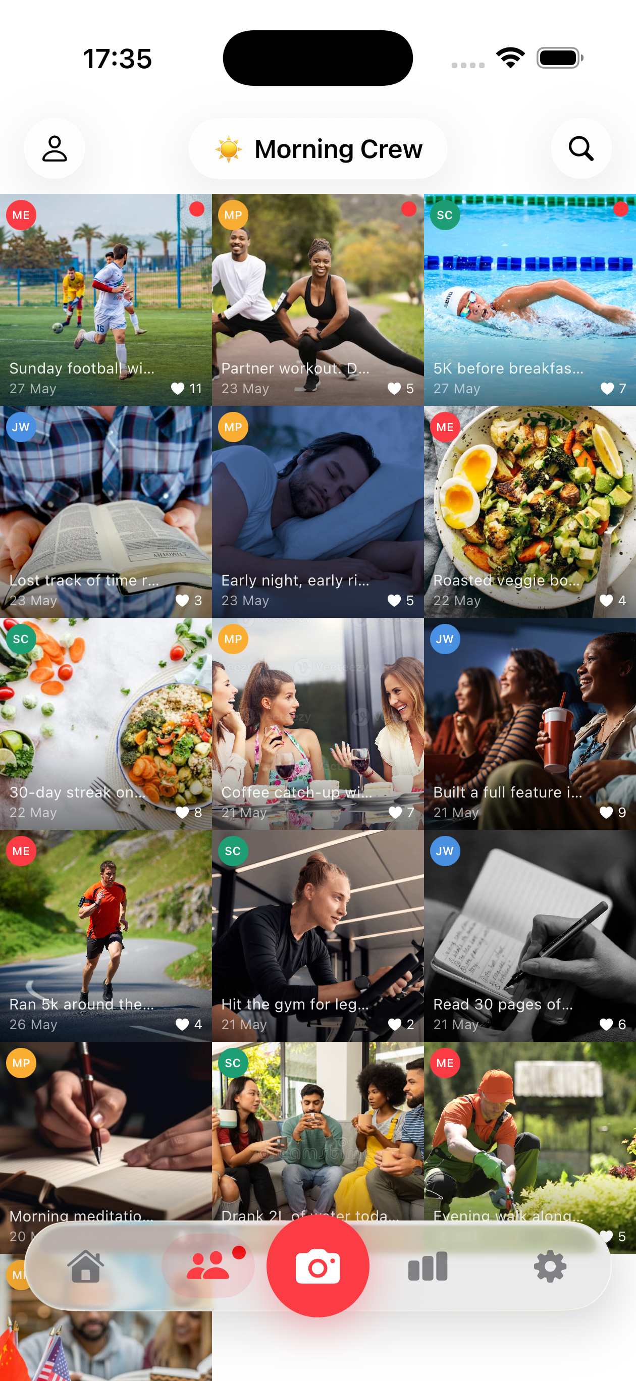 Groop feed